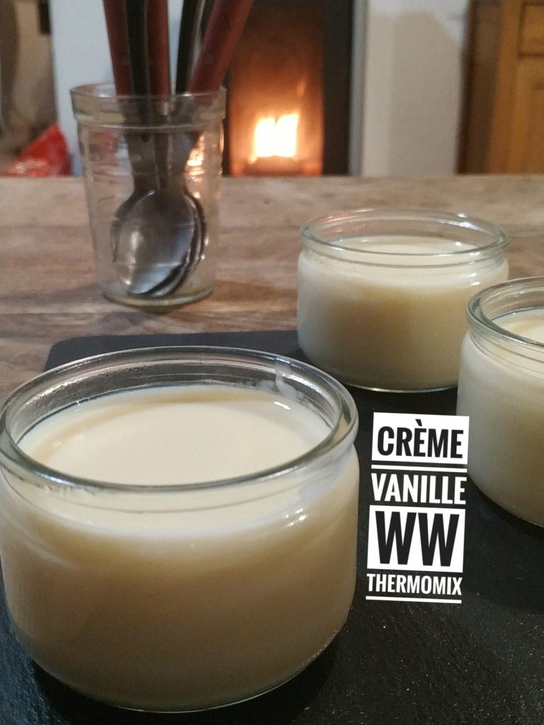 crème à la vanille ww thermomix