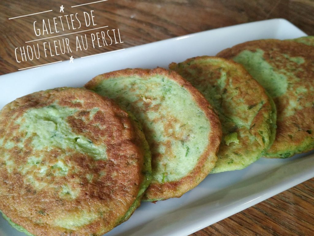 Galettes ou beignets de chou fleur