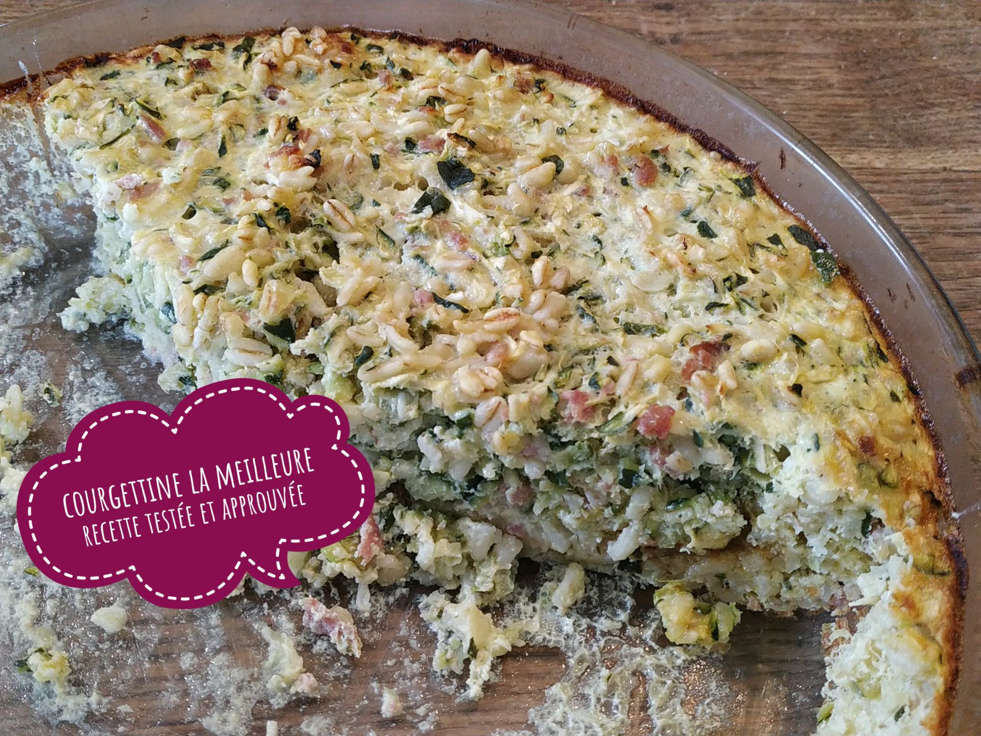 Courgettine ou gratin de courgettes image