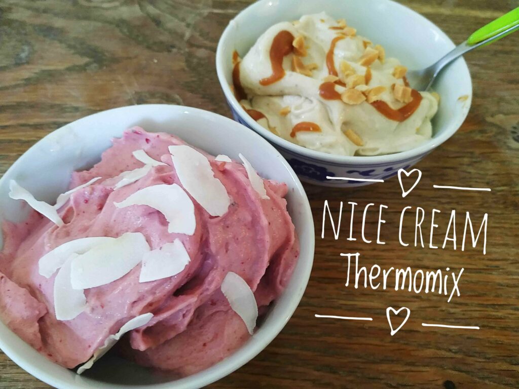 Nice cream au thermomix, la glace vegan à la banane