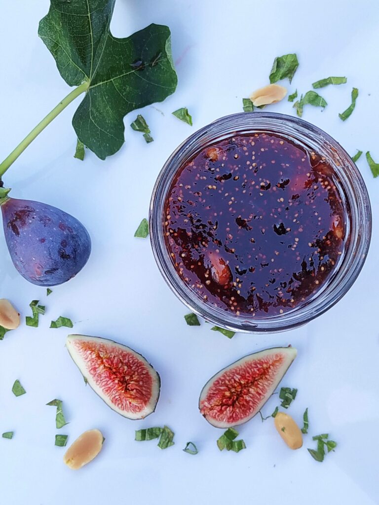 Confiture de figues verveine