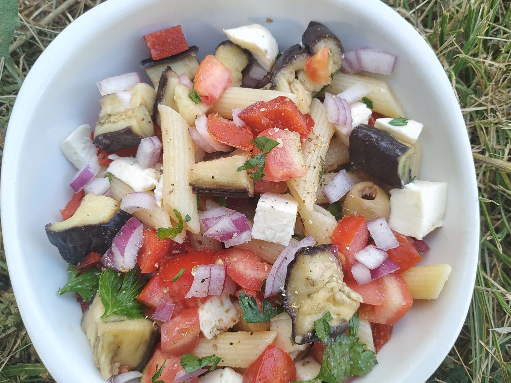 salade aubergine tomate poivron (3) - recettes de cuisine avec ...