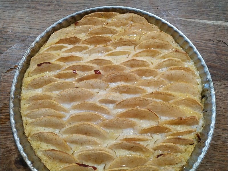 Tarte aux pommes sans pâte au thermomix image