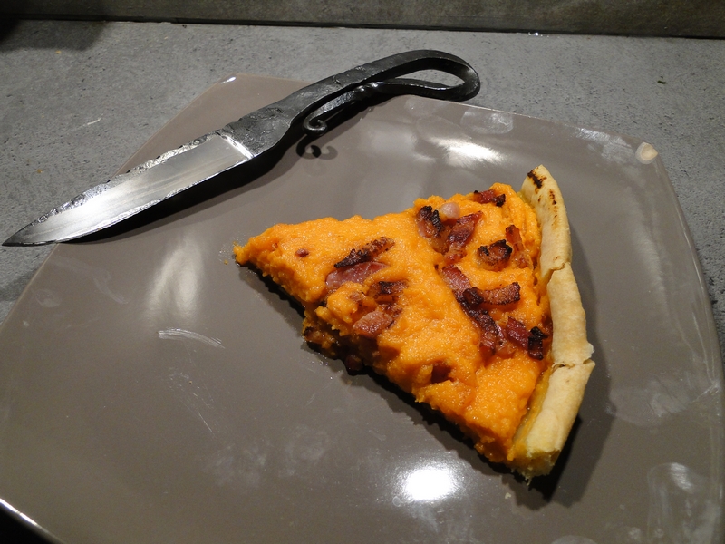 Tarte carottes et lardons image