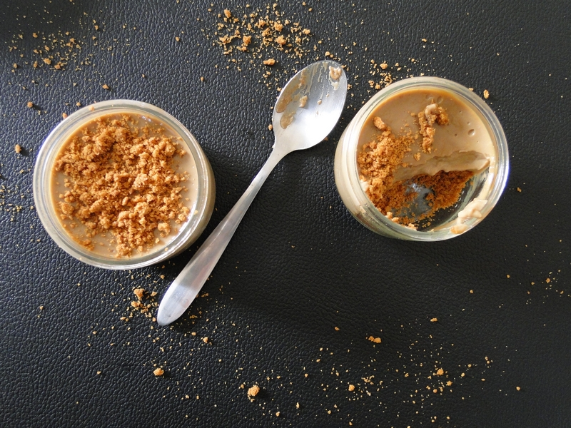 Crème onctueuse au café et spéculoos image