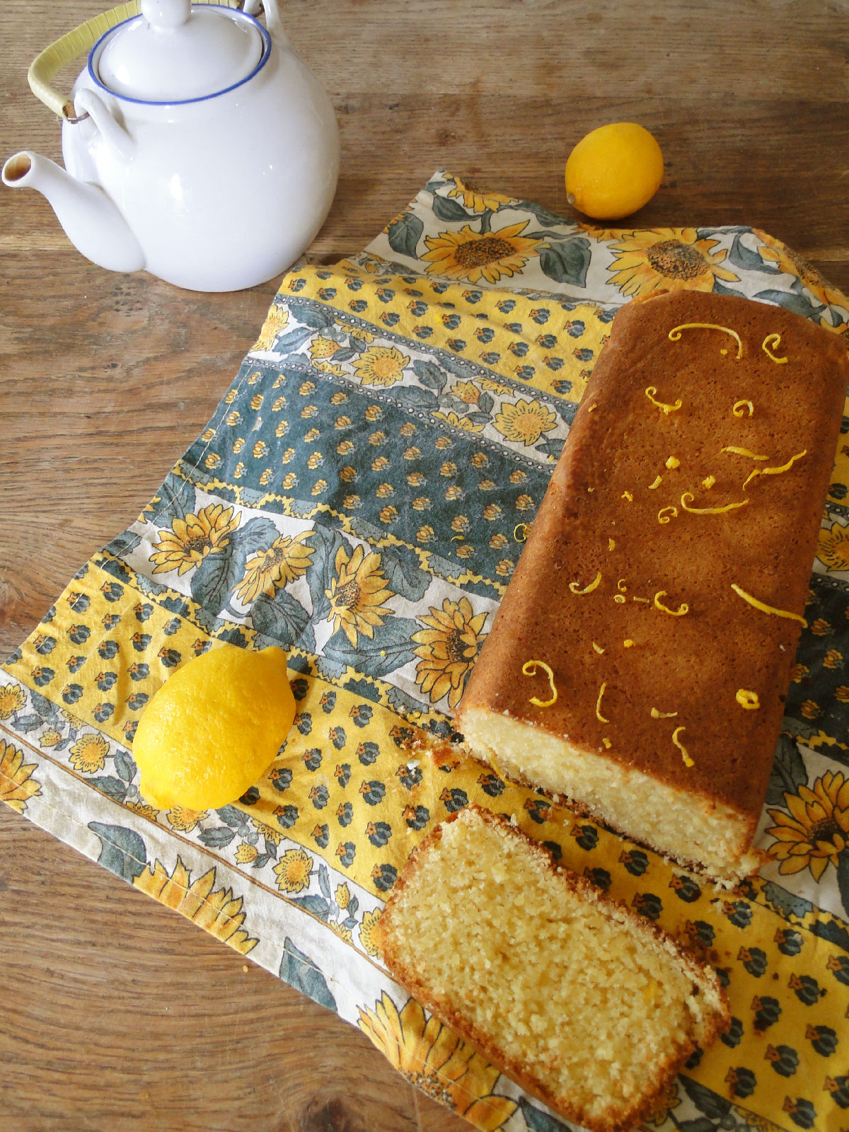 Cake citron aux jaunes d’oeufs