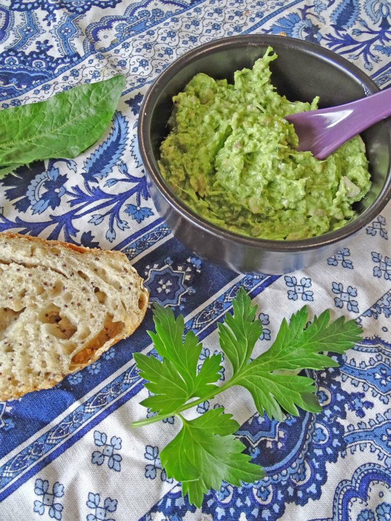 Pesto de tiges d’épinard et persil