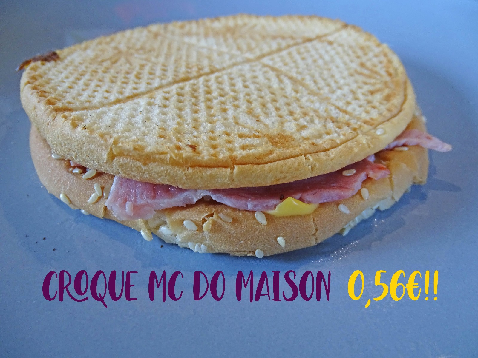 croque mcdo maison et pas cher image