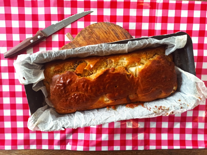 Mon délicieux cake chèvre et fruits secs image